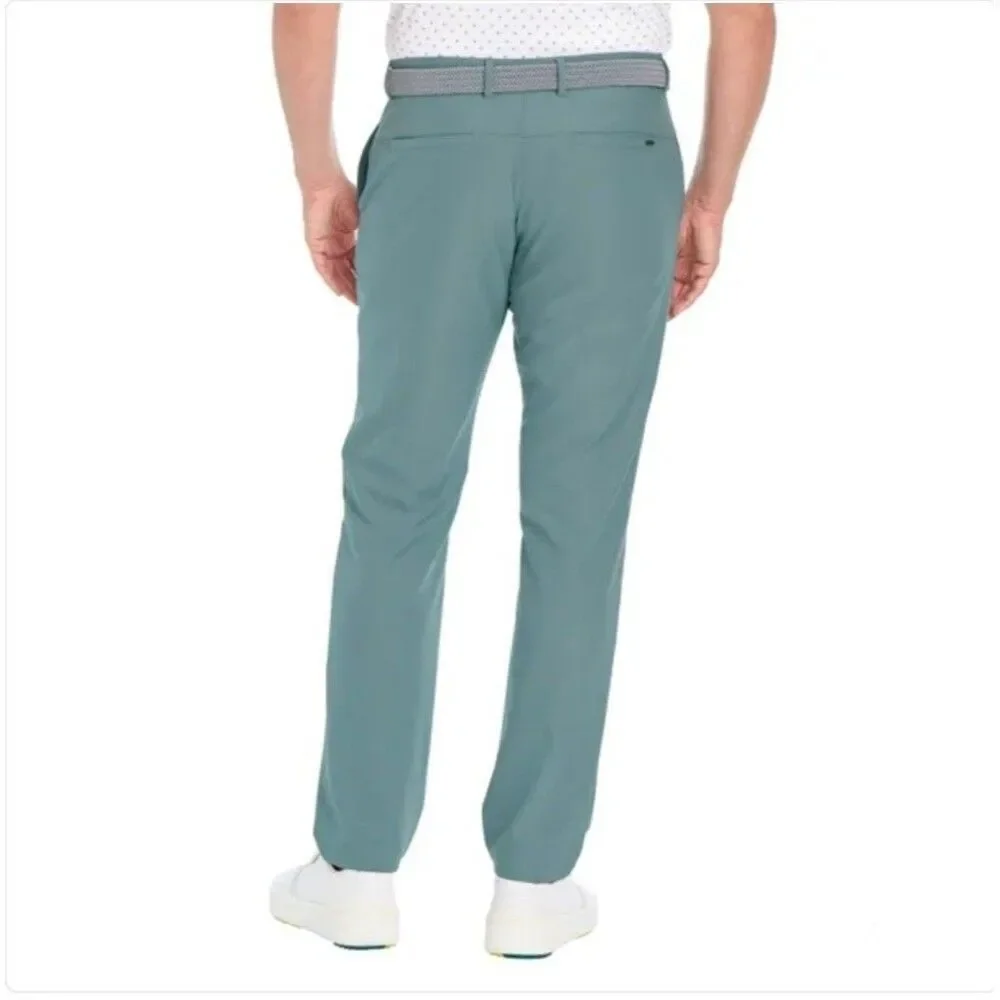 Greg Norman Men's 40x32 Luxe Performance Stretch Pants ML75 Flex Waistband Green - Picture 5 of 12